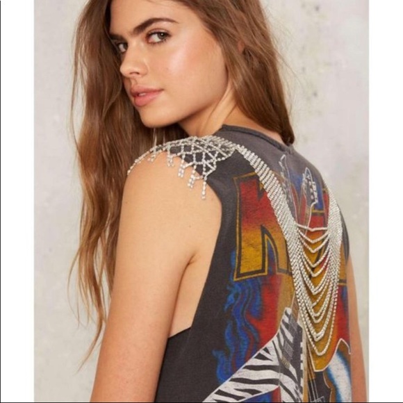 Nasty Gal Dripping In Crystals Body Chain - Picture 7 of 10